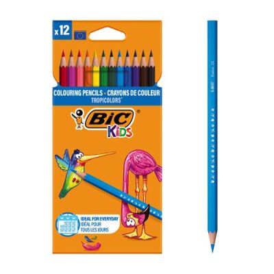 Bic Tropicolor2 Boya Kalemi Uzun 12`li Kutu